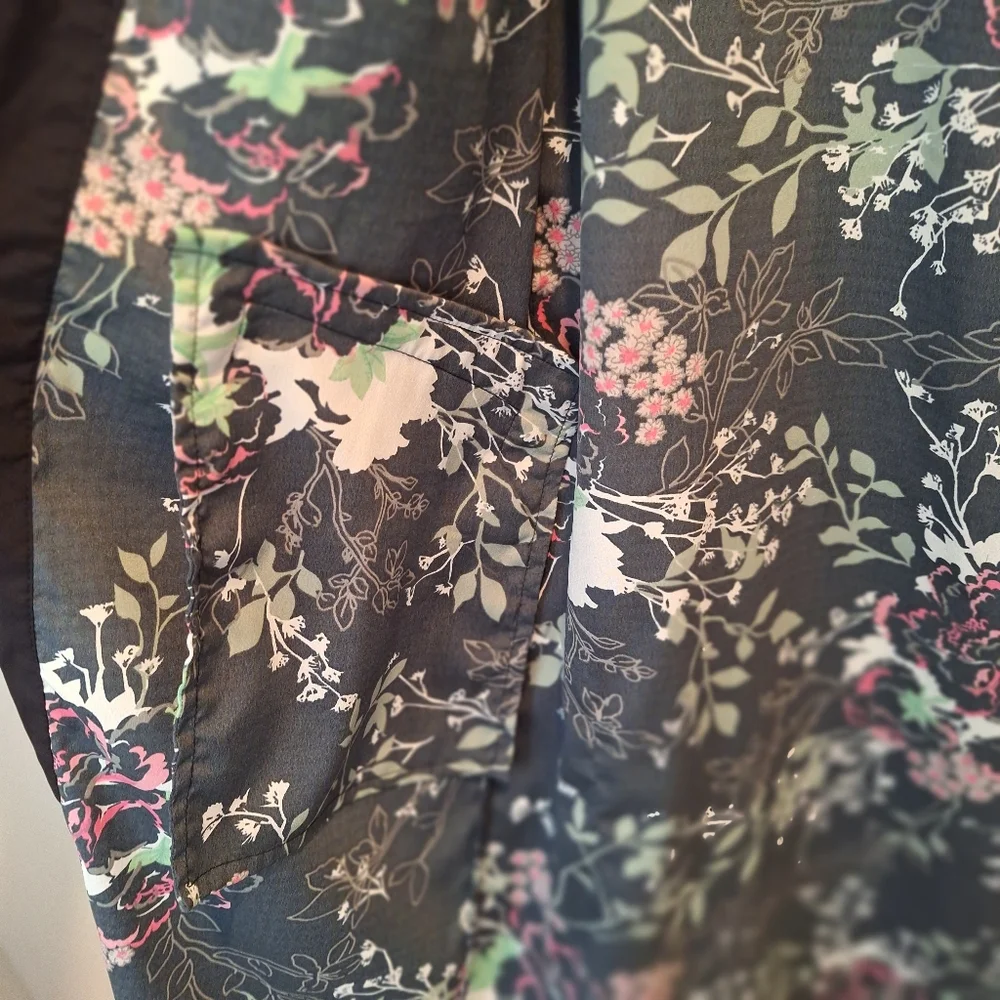 Steve Madden Floral Kimono OS - Picture 5 of 8